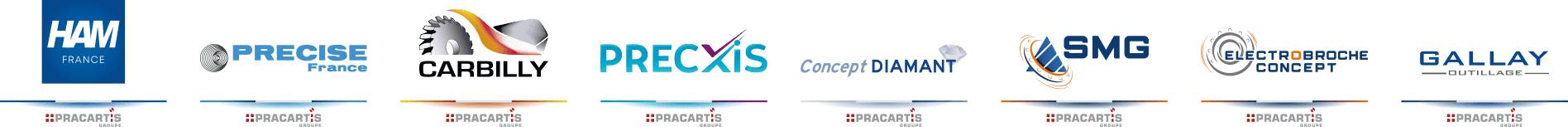 Pracartis Groupe - Frise Logo